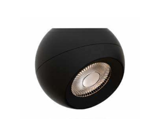 SPOT ÍRIS DIR.360º LED 7W 3000K 560LM IRC90 82,5X110MM PRETO