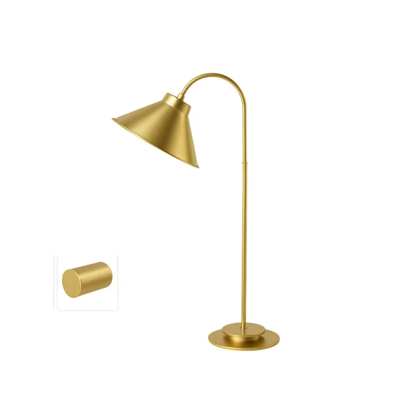 ABAJUR CAMPO GOLD ARTIC.L260XP460XA720MM 1XE27