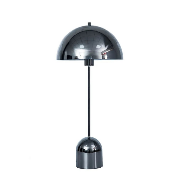 ABAJUR GLO CROMO NEGRO 1XE27 40W D30XA50CM