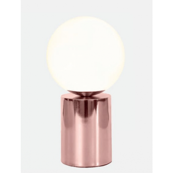 ABAJUR OY COBRE/BRANCO 1XG9 25W D14XA25.5CM