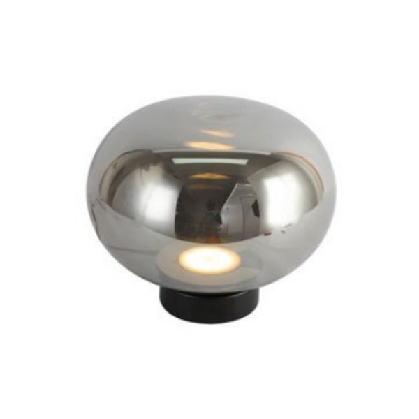 ABAJUR BALLOON PRETO/FUME 3000K 150LM  L26XA21,9CM 1X9W