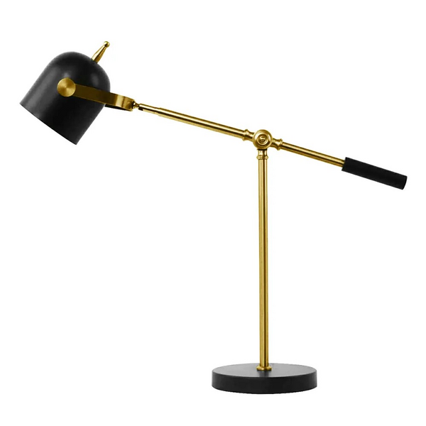 ABAJUR JUJU PRETO/DOURADO 1X40W  C5XL18XA43CM
