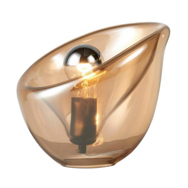 ABAJUR MIELE AMBAR/DOURADO 1XE27 D22XA21CM