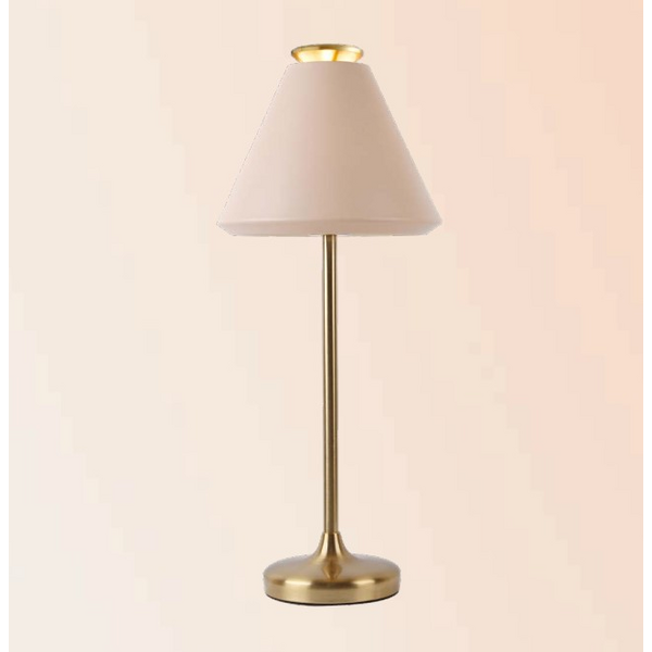 ABAJUR PICCOLO PAPAYA/DOURADO 1XE27 D23XA58CM