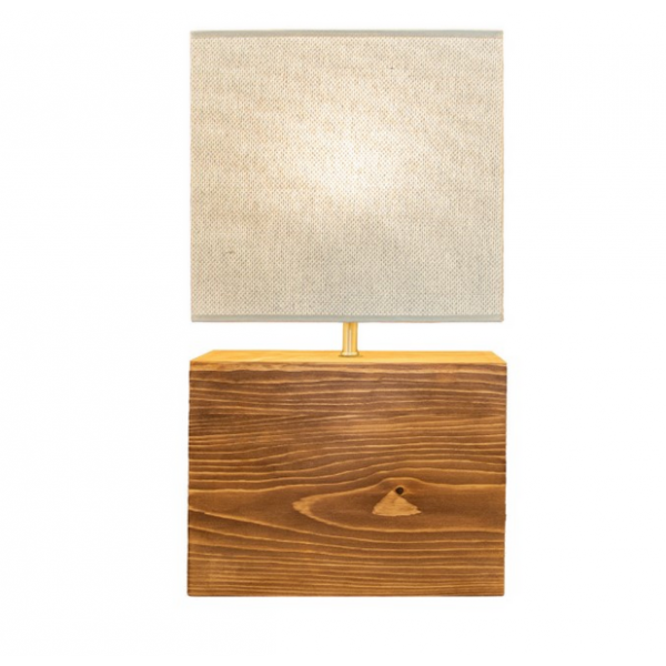 ABAJUR BALI NATURAL S/CUPULA 1XE27 C30XL12XA33CM