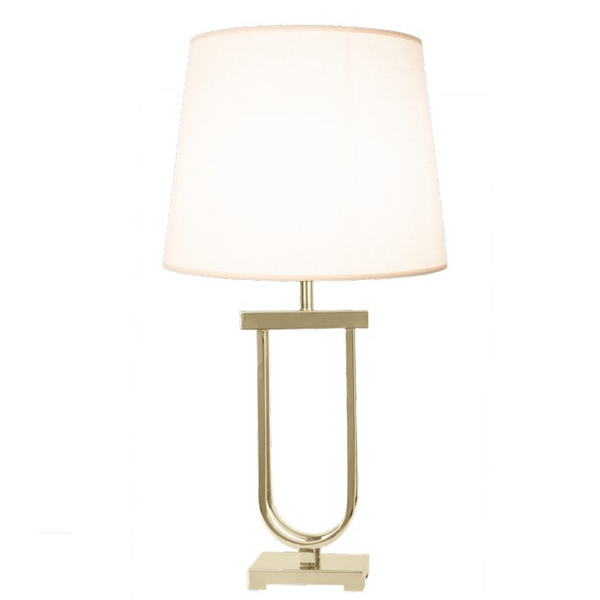 ABAJUR TASA DOURADO S/CUPULA 1XE27 C20XL13XA55CM