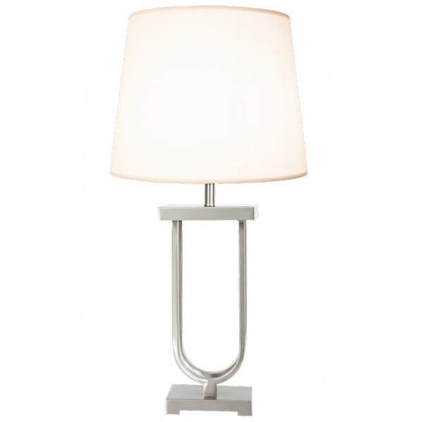 ABAJUR TASA NICKEL S/CUPULA 1XE27 C20XL13XA55CM