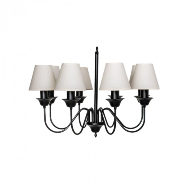 LUSTRE BELGA 8 BRAÇOS D750XA500MM 8XE27 - LU 409/8