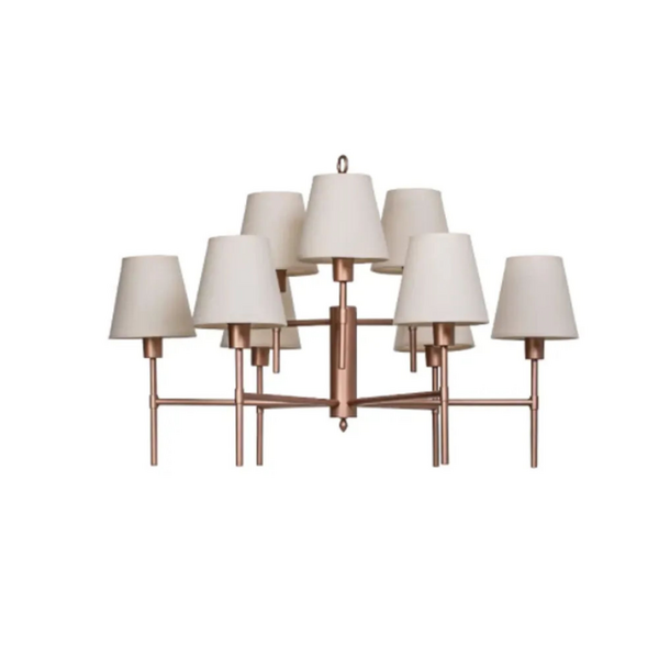 LUSTRE AMALFI 9 BRAÇOS METAL D830XA670MM 9XE27 - LU 419/9