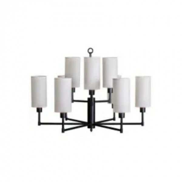 LUSTRE MÂNTUA D795XA600MM 9XE27 BULBO LED - LU 424