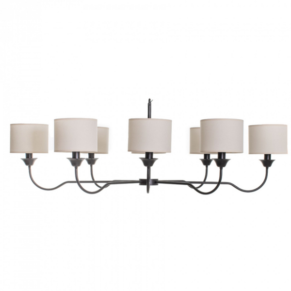 LUSTRE ALBA ALONGADO L1450XP875XA485MM 8XE27 - LU 431