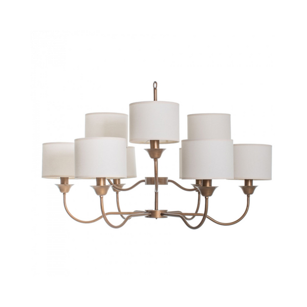 LUSTRE ALBA 9 BRAÇOS D1055XA620MM 9XE27 - LU 432/9