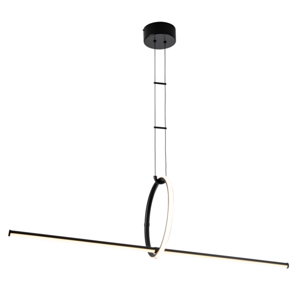 PEND EQUILIBRIO METAL FOSCO E SILICONE LED 2*8W 3000K - FP1620