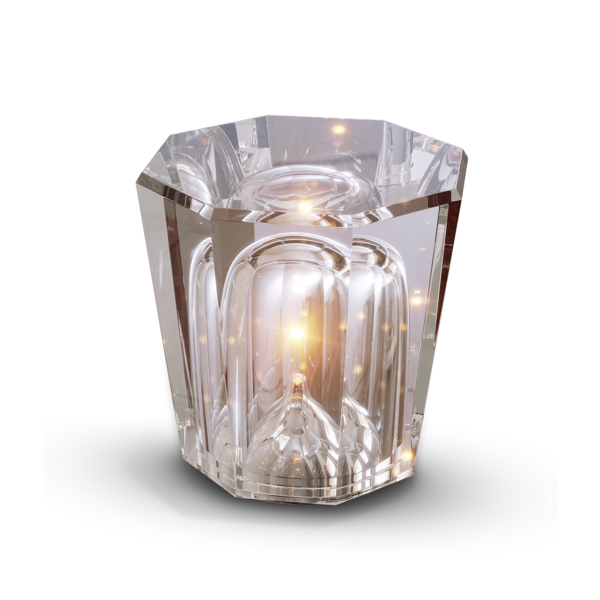 LUMINÁRIA SPIRIT LED 1,5W 2700K 70LM CABO USB+C AUTON.10H DIM.82X84MM TRANSLÚCIDO