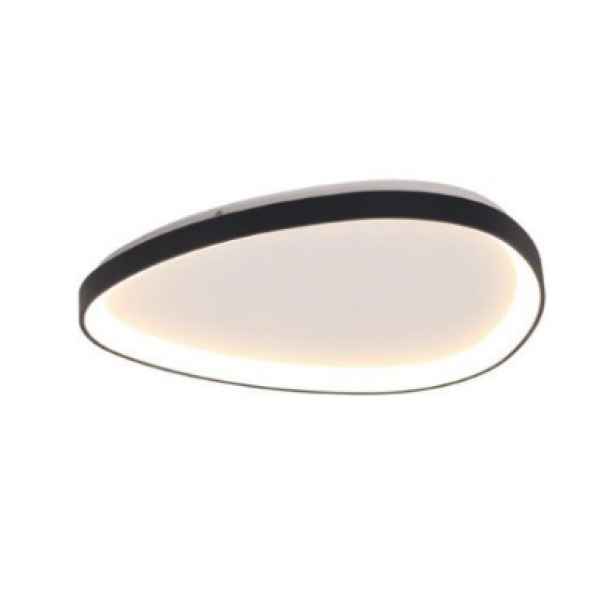 SOBREPOR BIO PRETO/BRANCO 1X48W 3000K 3120LM D60XA5,8CM