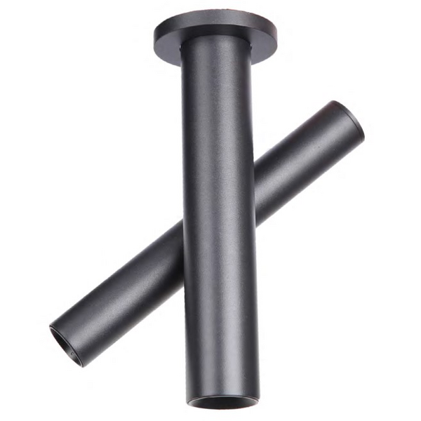 SPOT PIPO SOBREPOR PRETO 2X4W 3000K 520LM D9XA24CM