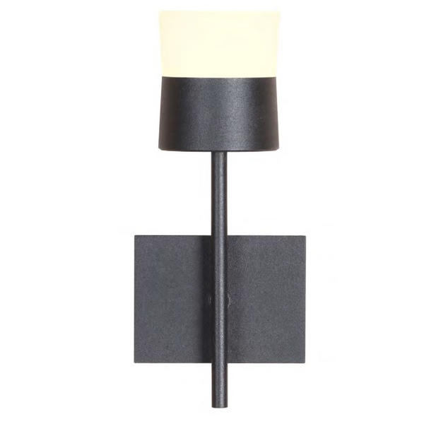 ARAND JUGGLE PRETO/BRANCO 1X6W 3000K 630LM C7,3XL8XA18,4CM