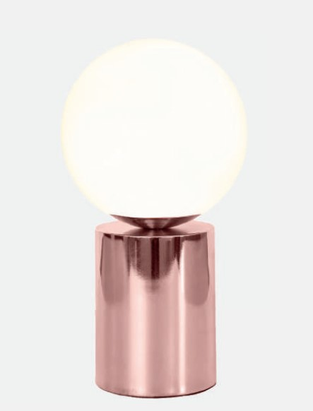 ABAJUR OY COBRE/BRANCO 1XG9 25W D14XA25.5CM