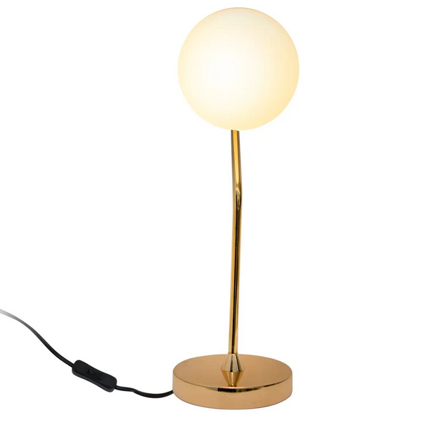 ABAJUR VIVA FRENCH GOLD/BRANCO 1XE27  5W D17XA49CM