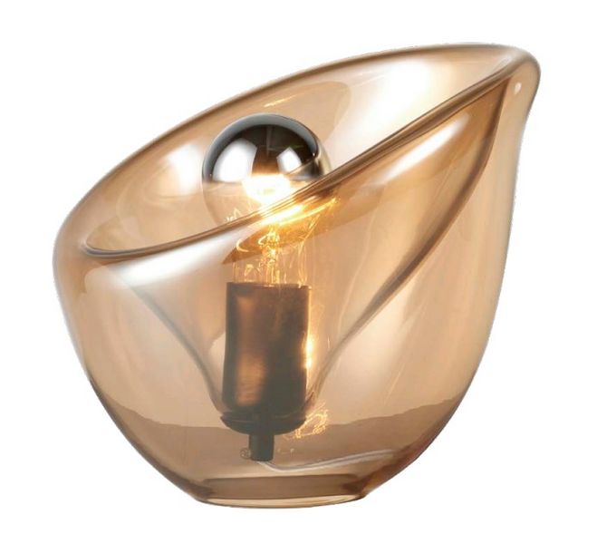 ABAJUR MIELE AMBAR/DOURADO 1XE27 D22XA21CM