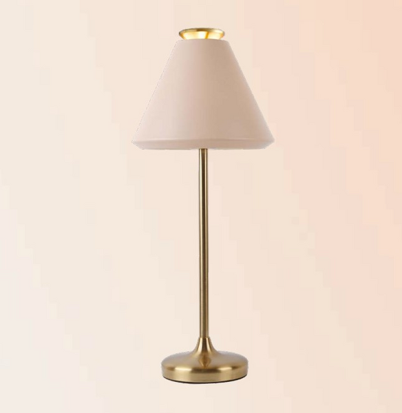 ABAJUR PICCOLO PAPAYA/DOURADO 1XE27 D23XA58CM