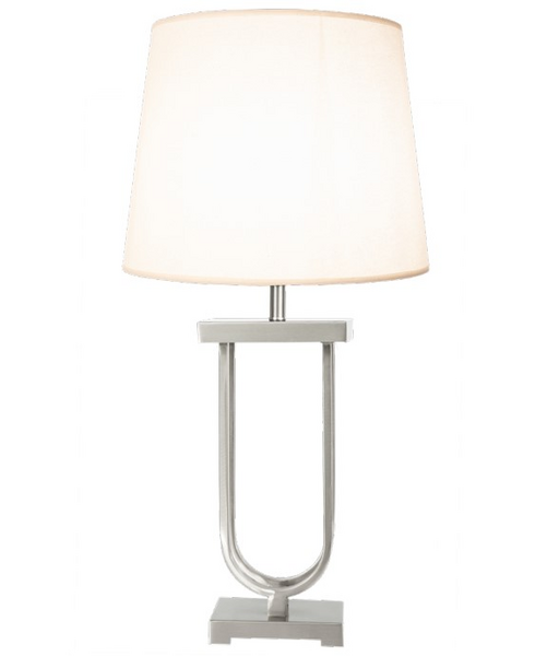 ABAJUR TASA NICKEL S/CUPULA 1XE27 C20XL13XA55CM