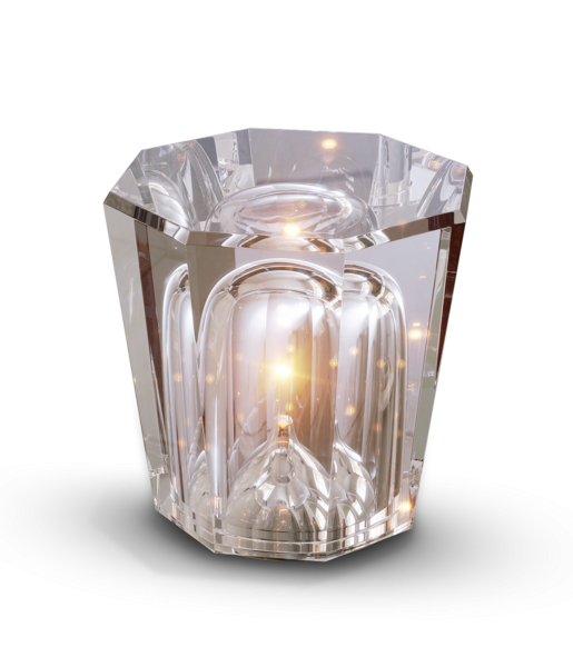 LUMINÁRIA SPIRIT LED 1,5W 2700K 70LM CABO USB+C AUTON.10H DIM.82X84MM TRANSLÚCIDO