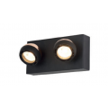 ARAND OTO PRETO/ROSE GOLD 2X5W 3000K 600LM C20XL10XA10CM
