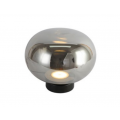 ABAJUR BALLOON PRETO/FUME 3000K 150LM  L26XA21,9CM 1X9W