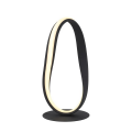 ABAJUR FLOW PRETO 1X12W 3000K 600LM D18XA38CM