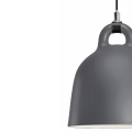 PENDENTE BOHR 1XE27 D220X240MM CINZA