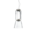 PEND VETRI METAL FOSCO VIDRO TRANSP. LED 8W 3000K - FP1530