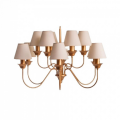 LUSTRE BELGA 12 BRAÇOS D845XA515MM 12XE29 - LU 409/12