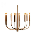 LUSTRE AMÁLIA D720XA700MM 8XE14 VELA LED - LU 428