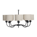 LUSTRE ALBA 8 BRAÇOS D85XA484MM 8XE27 - LU 432/8
