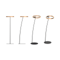 COLUNA DE PISO TATO LED 36W 3000K 800LM CONTR.POR GESTOS DIM.1750X400M DOURADO