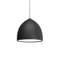 PENDENTE GAUSS LED 16W 3000K 1920LM D240X255MM PRETO
